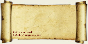 Jana Bulatović vizit kartica